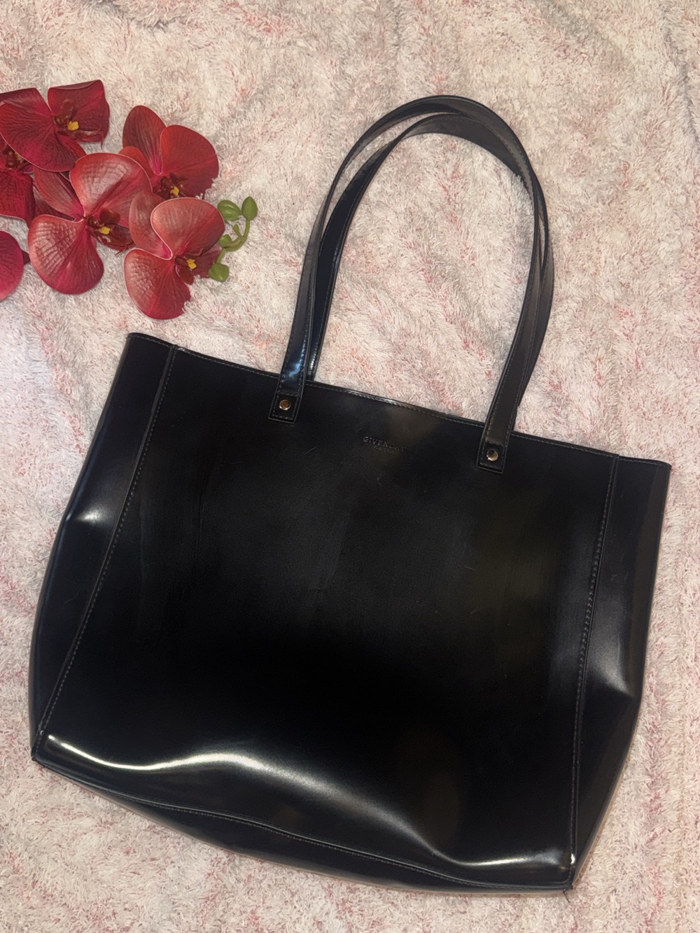 Givenchy Black Smooth Leather Tote